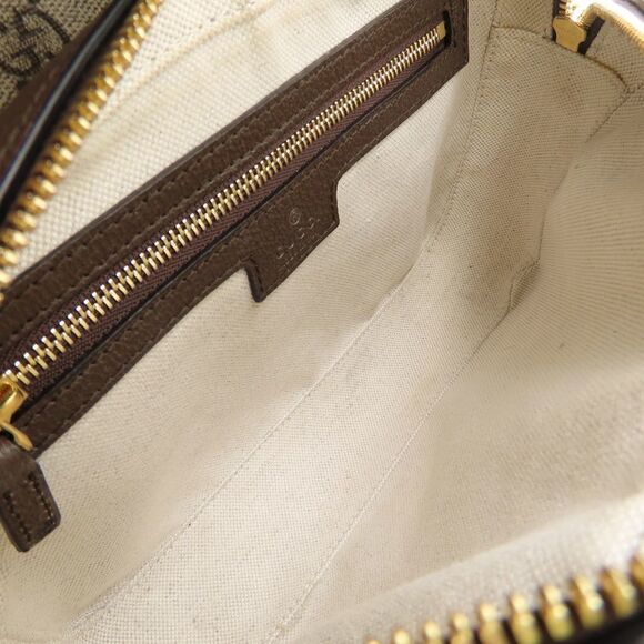 GUCCI Brown Leather Shoulder Bag - Picture 9 of 10